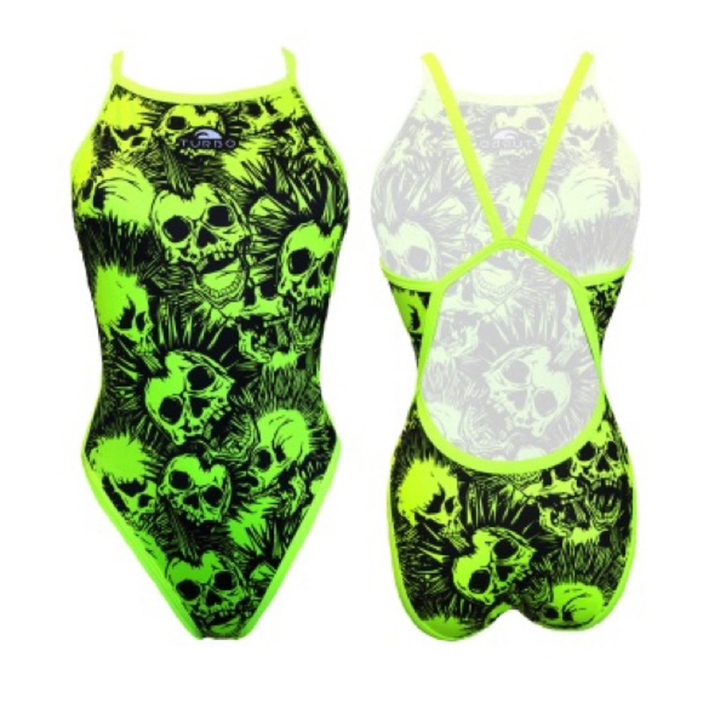 Turbo Women Skull Punk Swimsuit